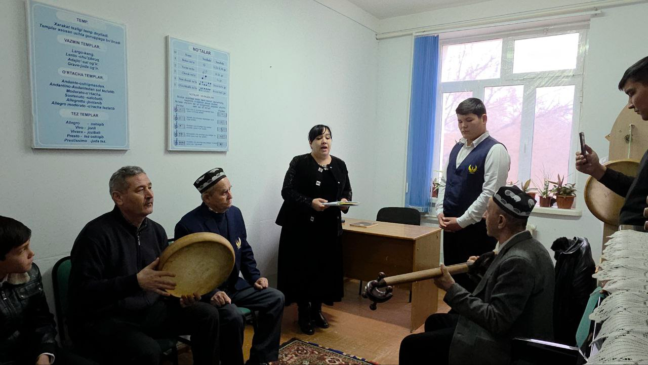 “Ijod maskani” hamda “Xorazmda maqom oyligi” doirasida mahorat darsi